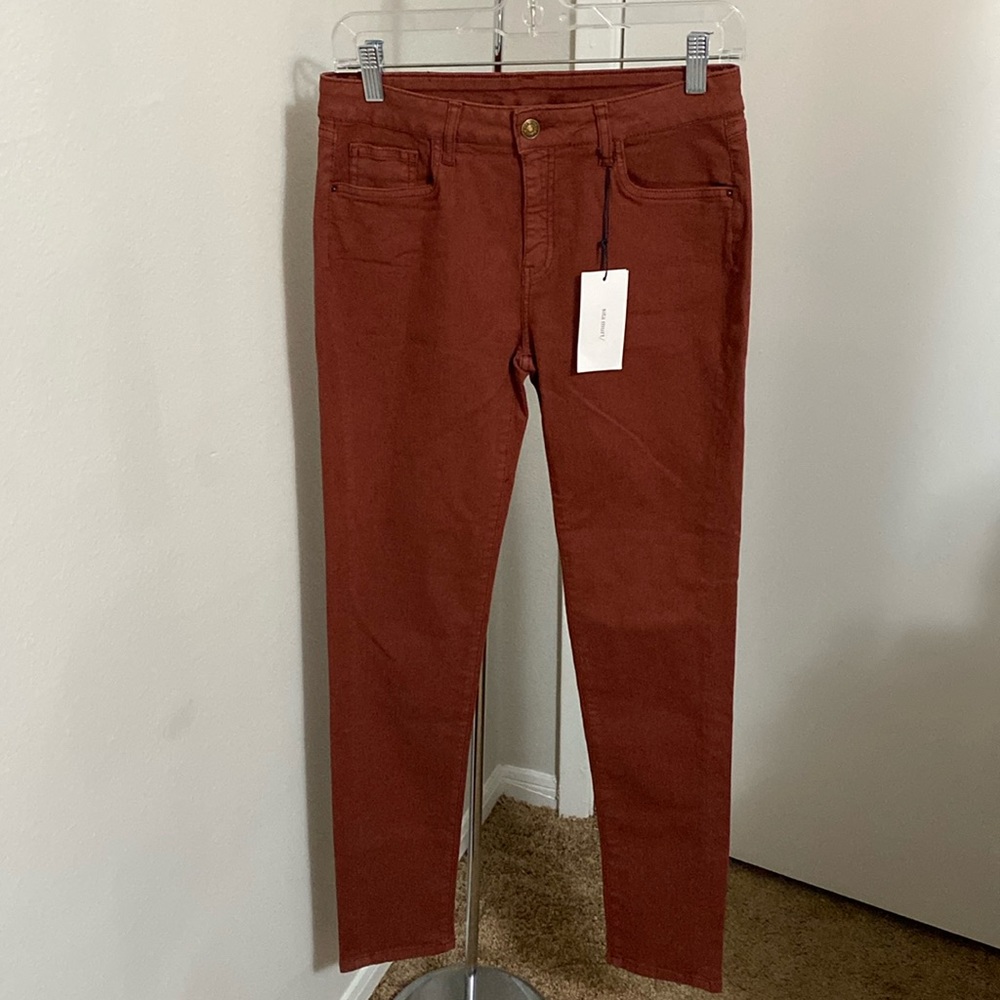 Women's Skinny Jeans in Rust